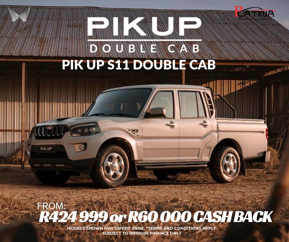 Mahindra Pik Up S11 D/C image from Platina Group