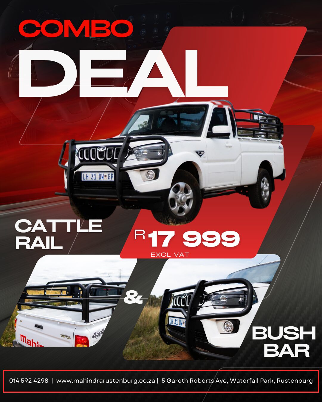 Cattle Rail and Bush Bar COMBO DEAL – R17 999 EXCL VAT image from Platina Group