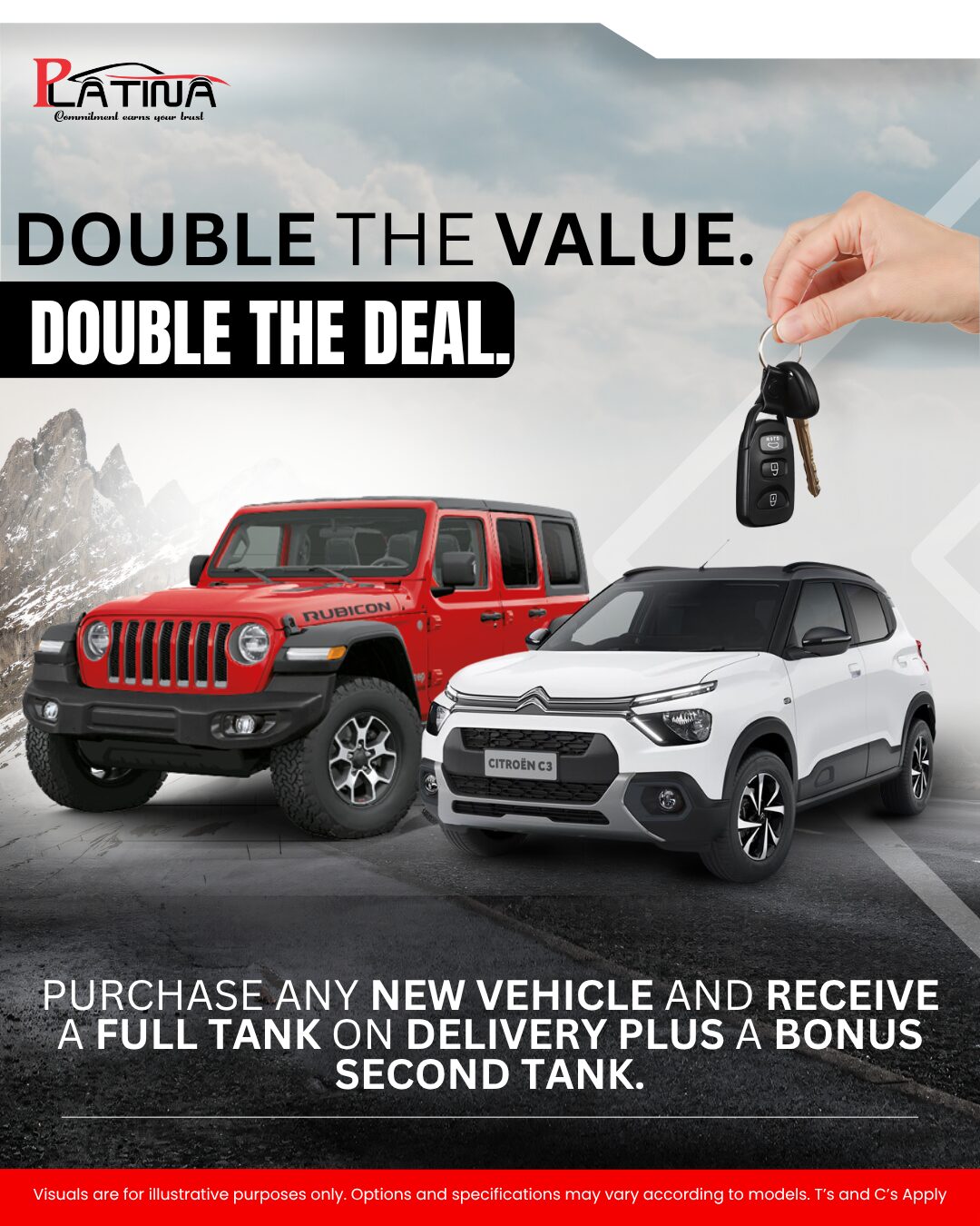 DOUBLE THE VALUE – DOUBLE THE DEAL image from Platina Group