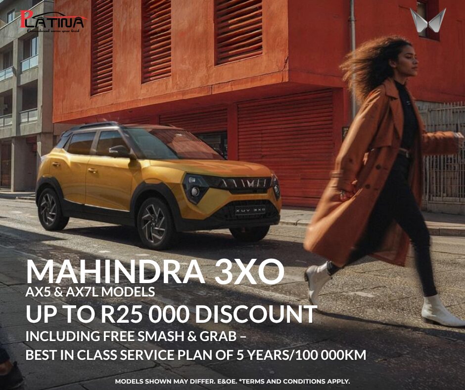 Mahindra 3XO AX5 & AX7 Models image from Platina Group