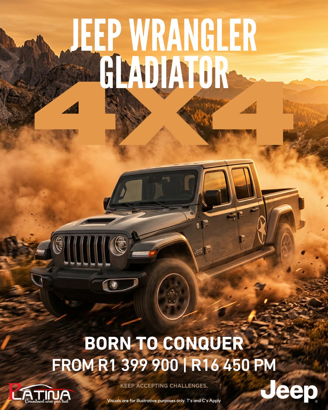 Jeep Wrangler Gladiator image from Platina Group