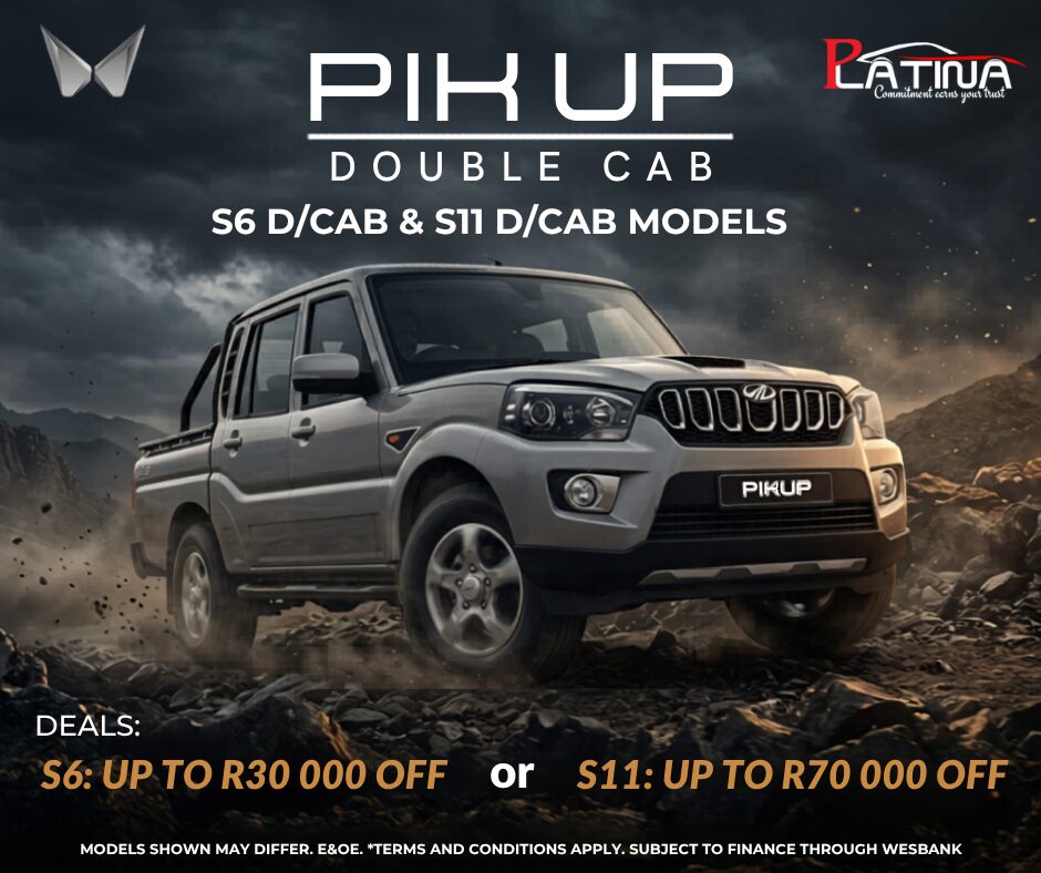 Mahindra PikUp Double Cab Deals image from Platina Group
