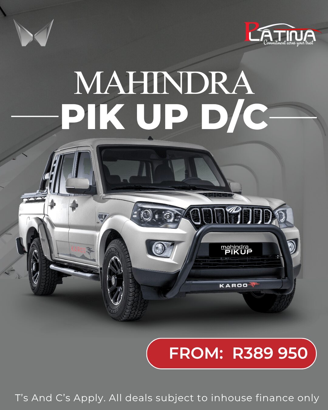 Mahindra Pik Up image from Platina Group