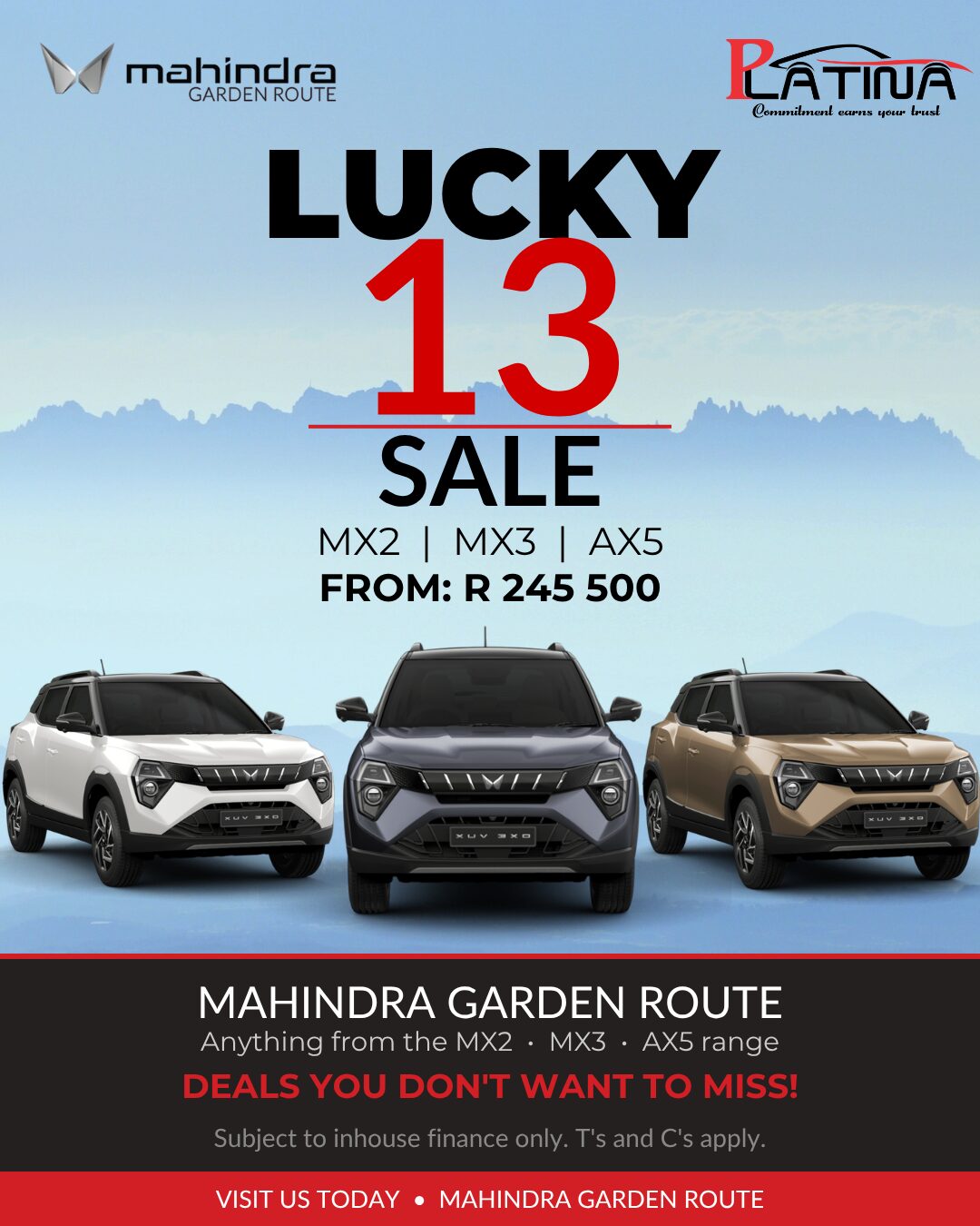 Mahindra 3XO image from Platina Group