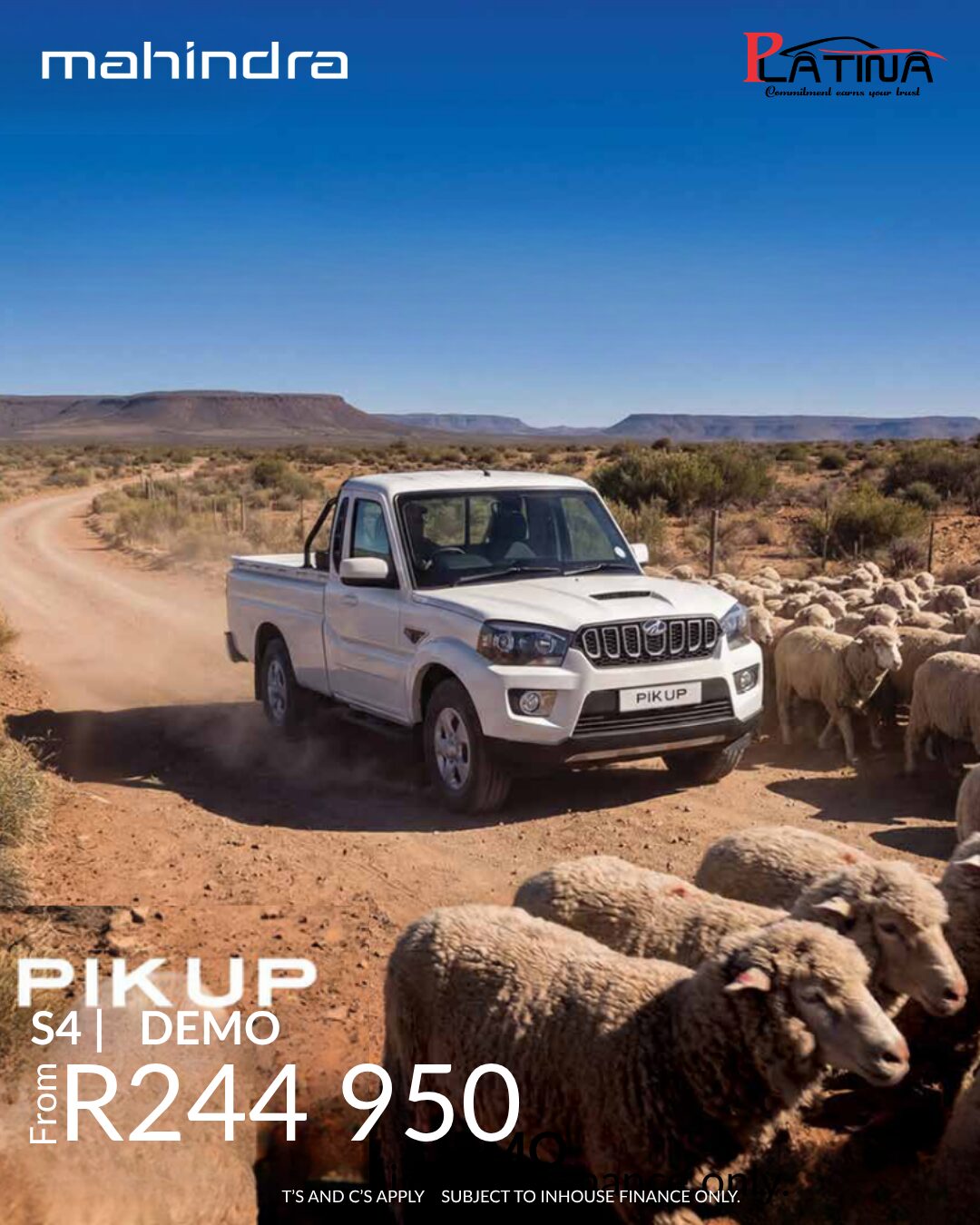 Mahindra Pik Up S4 DEMO image from Platina Group